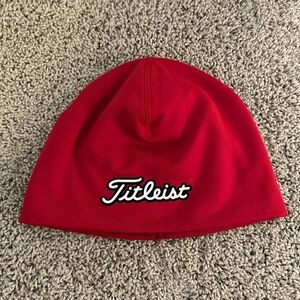 Men’s Titleist Red Winter Hat - Golf Beanie